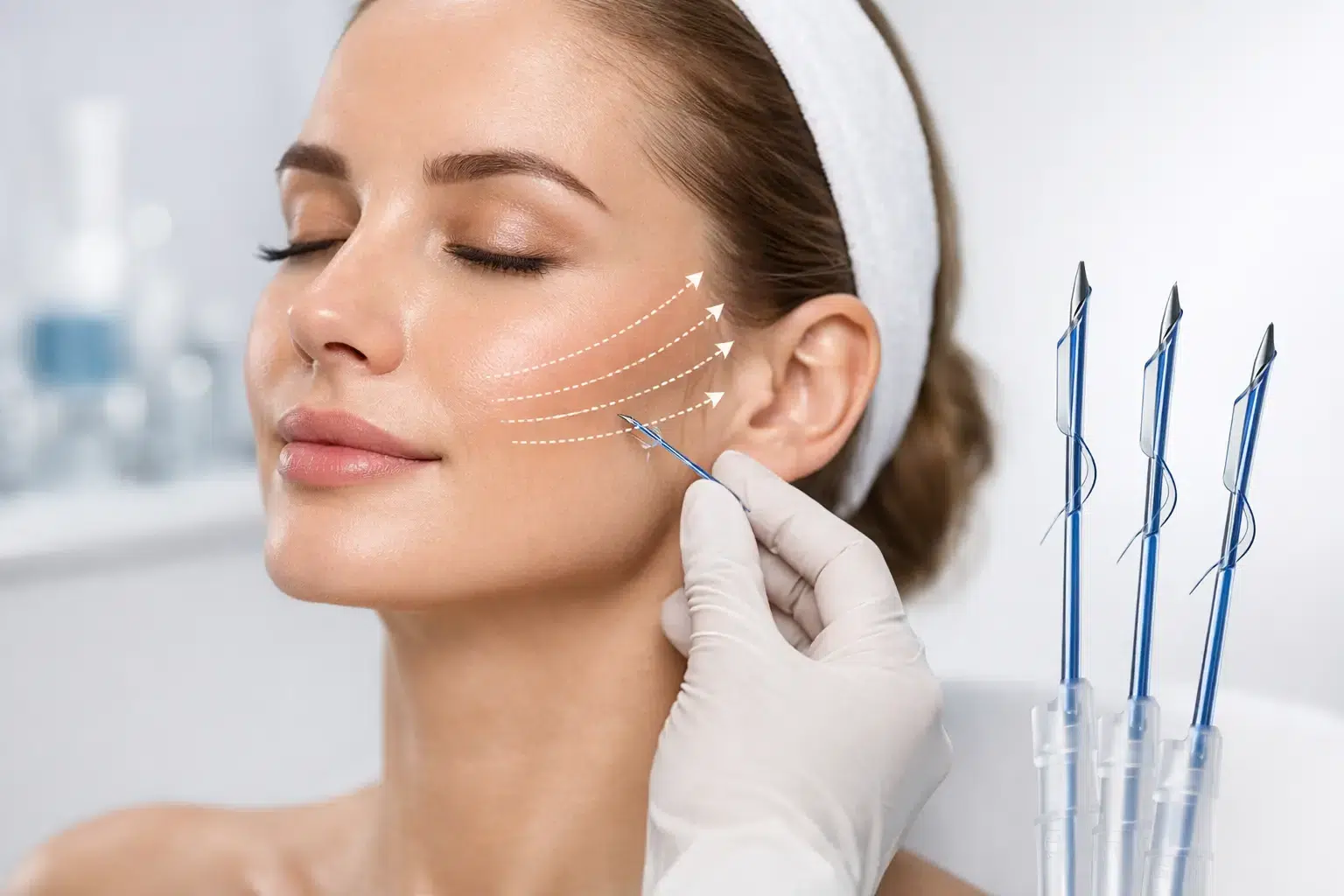 Fios de PDO para Lifting Facial sem Cirurgia
